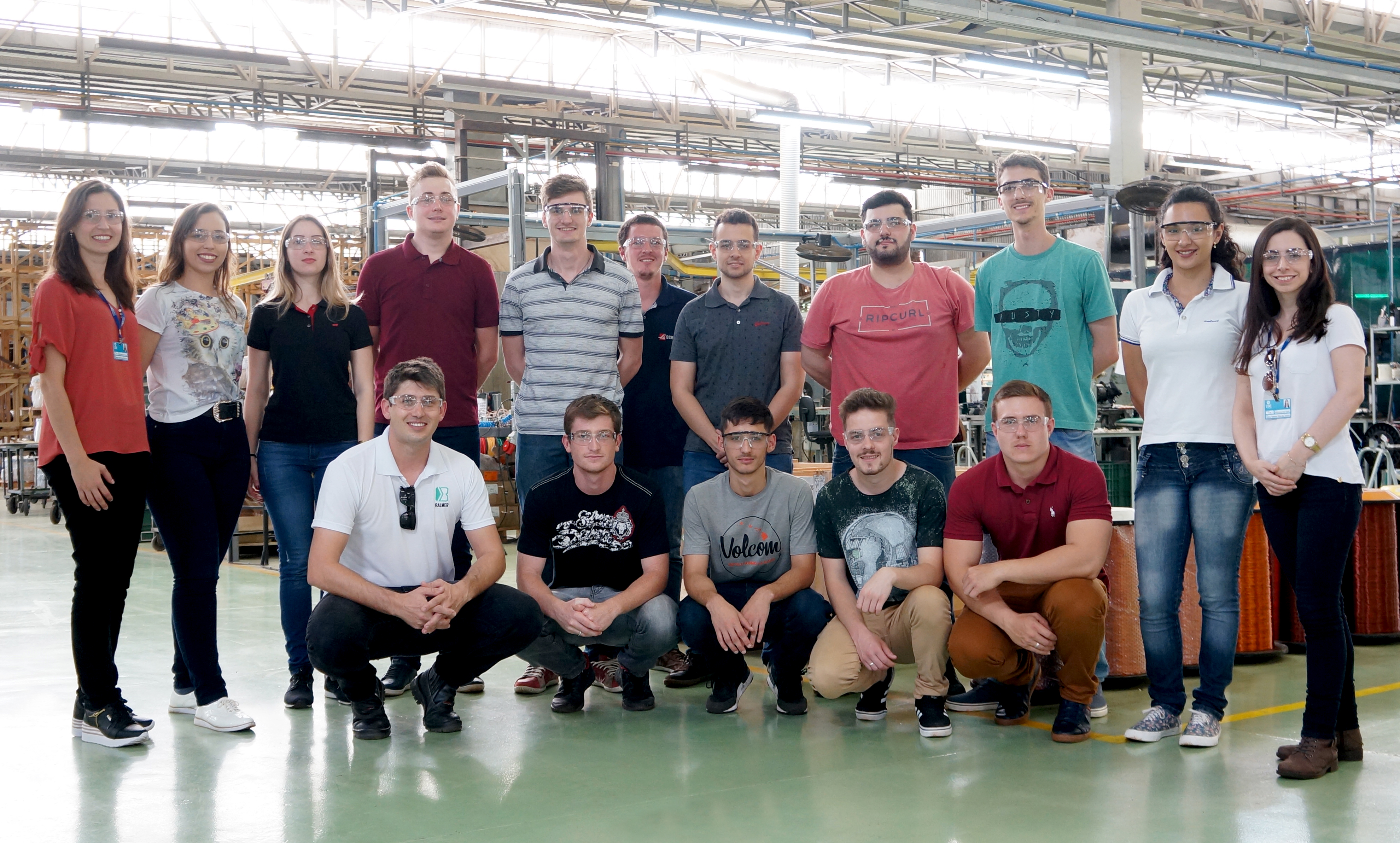 Foto 1 - Balmer recebe Visita Técnica dos alunos do Curso de Engenharia Mecânica da Universidade Regional Integrada do Alto Uruguai e das Missões (URI)