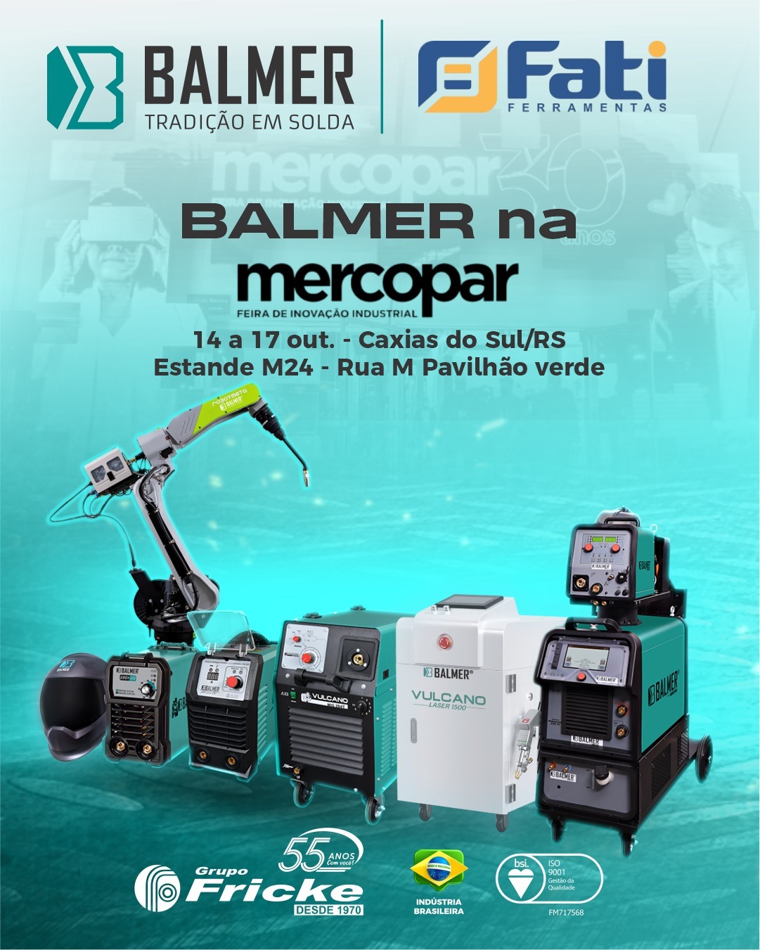 A BALMER te espera na MERCOPAR 2025!