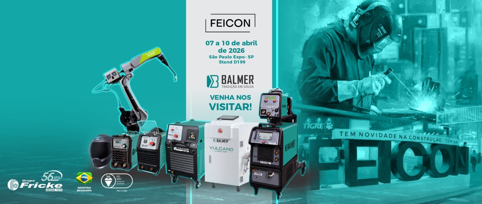 A FEICON 2026 j� tem presen�a confirmada da Balmer, e voc� � nosso convidado.