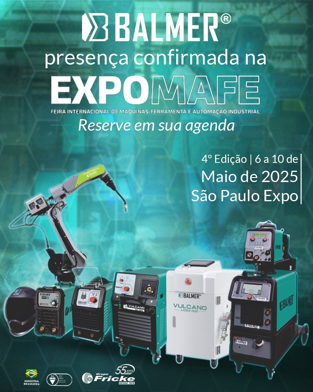 BALMER  PRESENA CONFIRMADA NA EXPOMAFE 2025