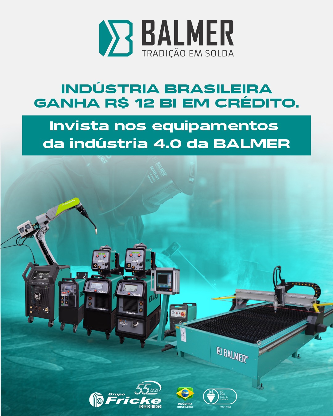Com a BALMER, sua empresa aproveita os novos financiamentos para inovar e crescer