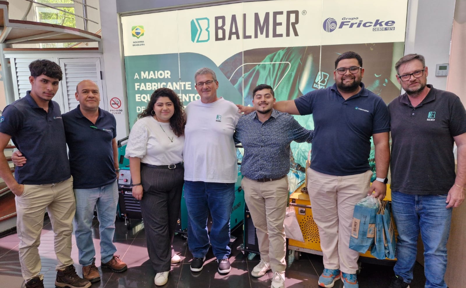 Parcerias que cruzam fronteiras: BALMER recebe clientes do Chile e Paraguai
