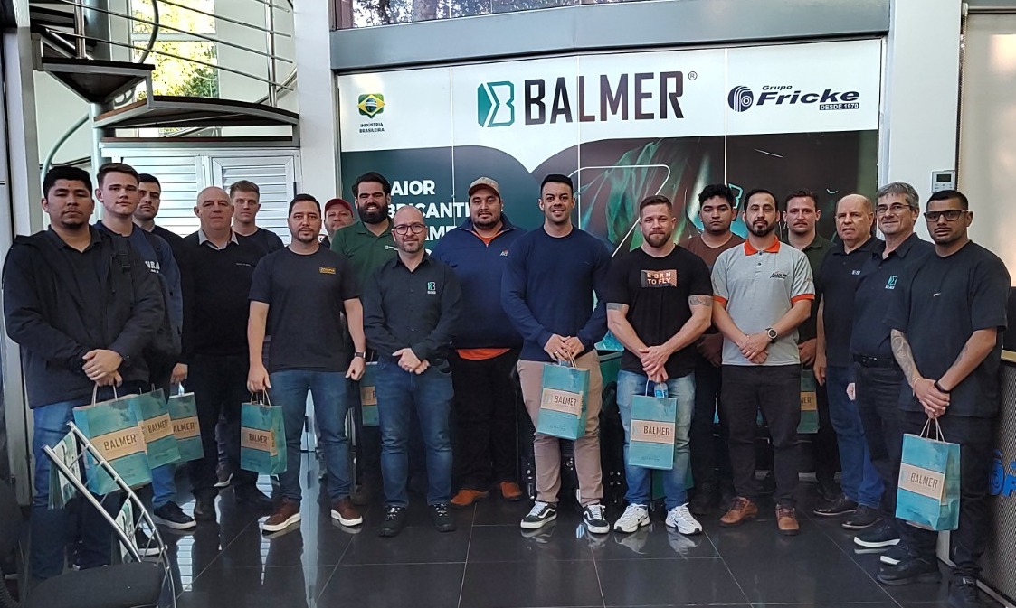 BALMER promove treinamento t�cnico e comercial para parceiros em seu parque fabril